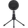 imageAmazon Basics Mini USB Condenser Microphone for Online Meeting Gaming Podcast  BlackBlack