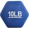 imageAmazon Basics Neoprene Dumbbell Hand Weights for Exercise and Muscle Toning10 Pound  Pair