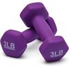 imageAmazon Basics Neoprene Dumbbell Hand Weights for Exercise and Muscle Toning3 Pound  Pair
