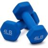 imageAmazon Basics Neoprene Dumbbell Hand Weights for Exercise and Muscle Toning4 Pound  Pair