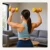 imageAmazon Basics Neoprene Dumbbell Hand Weights for Exercise and Muscle Toning8 Pound  Pair