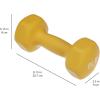 imageAmazon Basics Neoprene Dumbbell Hand Weights for Exercise and Muscle ToningRack with 3 Pairs 3  5  and 8 Pound