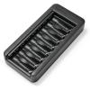 imageAmazon Basics NiMh Rechargeable Batteries 4 AA ampamp 4 AAA with 4 Bay Battery Charger Type A American Plug Black 8 Count8 count Pack of 1