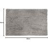 imageAmazon Basics Platinum Bathroom Rugs Extra Soft and Comfortable Shag Bath Mats NonSlip Quick Drying Machine Washable for Bathroom Floor Tub and Shower 21quot x 34quot PlatinumPlatinum