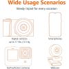 imageAmazon Basics Portable and Flexible Tripod with Wireless Remote and Smartphone Clamp 10inch long Black