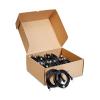 imageAmazon Basics RJ45 Cat 6 Ethernet Patch Cable 1Gpbs Transfer Speed GoldPlated Connectors 5 Foot  Pack of 5 Black10 Foot