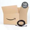 imageAmazon Basics RJ45 Cat 6 Ethernet Patch Cable 1Gpbs Transfer Speed GoldPlated Connectors 5 Foot  Pack of 5 Black25 Foot