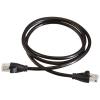 imageAmazon Basics RJ45 Cat 6 Ethernet Patch Cable 1Gpbs Transfer Speed GoldPlated Connectors 5 Foot  Pack of 5 Black3 Foot