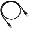imageAmazon Basics RJ45 Cat 6 Ethernet Patch Cable 1Gpbs Transfer Speed GoldPlated Connectors 5 Foot  Pack of 5 Black3 Foot