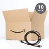 imageAmazon Basics RJ45 Cat 6 Ethernet Patch Cable 1Gpbs Transfer Speed GoldPlated Connectors 5 Foot  Pack of 5 Black5 Foot