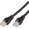 imageAmazon Basics RJ45 Cat 6 Ethernet Patch Cable 1Gpbs Transfer Speed GoldPlated Connectors 5 Foot  Pack of 5 Black50 Foot