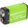 imageAmazon Basics Rechargeable 9 Volt Batteries 4Pack NiMH 200 mAh Long Lasting Power Recharge up to 1000x Times  PreCharged9 Volt