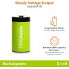 imageAmazon Basics Rechargeable 9 Volt Batteries 4Pack NiMH 200 mAh Long Lasting Power Recharge up to 1000x Times  PreChargedD Cell HR20