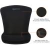 imageAmazon Basics Rectangular Gel Computer Mouse Pad with Wrist Support Rest Small Pack of 20 Black