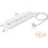 imageAmazon Basics Smart Plug Power Strip with 3 Individually Controlled Outlets and 2 USB Ports 1 USBA and 1 USBC Works with Alexa Only 24 GHz WiFi No Hub Required White3 Individually Controlled Outlets and 2 USB Ports