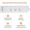 imageAmazon Basics Smart Plug Power Strip with 3 Individually Controlled Outlets and 2 USB Ports 1 USBA and 1 USBC Works with Alexa Only 24 GHz WiFi No Hub Required White3 Individually Controlled Outlets and 2 USB Ports