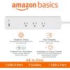imageAmazon Basics Smart Plug Power Strip with 3 Individually Controlled Outlets and 2 USB Ports 1 USBA and 1 USBC Works with Alexa Only 24 GHz WiFi No Hub Required White3 Outlets  1 USBA  1 USBC