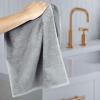 imageAmazon Basics Soft and Thick Cotton Hand Towels 16quot x 26quot Gray 12PackGray