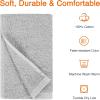 imageAmazon Basics Soft and Thick Cotton Hand Towels 16quot x 26quot Gray 12PackGray