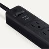 imageAmazon Basics Surge Protector Power Strip 6Outlet 790 Joules 6ft Extension Cord Black