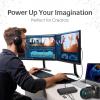 imageAmazon Basics Thunderbolt4USB4 Docking Station 3X Downstream TBT4 Dual Display 1xUSB A 31 Black 476 x 284 x 086 inches786 x 295 x 123 inches