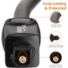 imageAmazon Basics Toslink Digital Optical Audio Cable MultiChannel for Audio System Sound Bar Home Theatre GoldPlated Connectors 6 Foot Black98 Feet