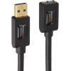 imageAmazon Basics USBA 30 Extension Cable 48Gbps HighSpeed Male to Female GoldPlated Connectors 3 Meters Black33 Feet