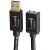 imageAmazon Basics USBA 30 Extension Cable 48Gbps HighSpeed Male to Female GoldPlated Connectors 65 Foot BlackBlack