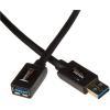 imageAmazon Basics USBA 30 Extension Cable 48Gbps HighSpeed Male to Female GoldPlated Connectors 65 Foot BlackBlack
