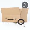 imageAmazon Basics USBA to Micro USB Charging Cable 480Mbps Transfer Speed with GoldPlated Plugs USB 20 10 Foot Black10 Feet