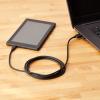 imageAmazon Basics USBA to Micro USB Charging Cable 480Mbps Transfer Speed with GoldPlated Plugs USB 20 10 Foot Black6 Feet