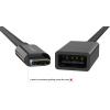 imageAmazon Basics USBC to USBA 31 Gen1 Female Adapter Cable Converter 5Gbps HighSpeed USBIF Certified for Laptops Tablets Phones iPhone 1615 WhiteBlack
