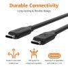 imageAmazon Basics USBC to USBC 4 Fast Charger Cable 40 Gbps 8K Video 240W USBIF Cert Thunderbolt 43 Compatible for Apple iPhone 1615 iPad Samsung Galaxy Tablets Laptops 33 foot BlackPack of 1