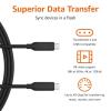 imageAmazon Basics USBC to USBC 4 Fast Charger Cable 40 Gbps 8K Video 240W USBIF Cert Thunderbolt 43 Compatible for Apple iPhone 1615 iPad Samsung Galaxy Tablets Laptops 33 foot BlackPack of 1