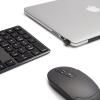 imageAmazon Basics Ultra Premium Wireless Keyboard and Mouse Combo  Rechargeable Ultra Slim Design Quiet Full Size Number Pad Unifying Receiver BlackQWERTY