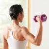 imageAmazon Basics Vinyl Coated Dumbbell Hand Weights10 Pounds  Pair