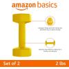 imageAmazon Basics Vinyl Coated Dumbbell Hand Weights2 Pounds  Pair