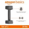 imageAmazon Basics Vinyl Coated Dumbbell Hand Weights20 Pounds  Pair