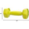 imageAmazon Basics Vinyl Coated Dumbbell Hand Weights3 Pounds  Pair