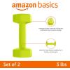 imageAmazon Basics Vinyl Coated Dumbbell Hand Weights3 Pounds  Pair