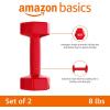 imageAmazon Basics Vinyl Coated Dumbbell Hand Weights8 Pounds  Pair