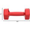 imageAmazon Basics Vinyl Coated Dumbbell Hand Weights8 Pounds  Pair