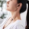 imageAmazon Basics Wired Earbuds with Microphone In Ear Headphones USBC 42 ft long cable SML Ear Tips One size BlackUSBC