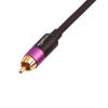 imageAmazon Basics 1 RCA Audio Cable for Subwoofer Amplifiers Active Speakers with GoldPlated Plugs Black 50 feetBlack