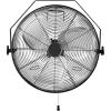 imageAmazon Basics 18quot Outdoor Misting Fan WallMounted Industrial Fan Waterproof IP44 With Tilt Head HeavyDuty Metal Blades Dual Ball Bearing Motor 3 Speeds Up to 1550 RPM and 3781 CFM BlackWall Mounted Fan