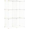 imageAmazon Basics 6 Cube Wire Grid Storage Shelves Stackable Cubes White 146quot D x 303quot W x 448quot HWhite
