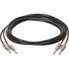 imageAmazon Basics Banana Plug 16AWG Speaker Cable Wire CL2 Rated with GoldPlated BananaTip Plugs 4mm 999 OxygenFree Stranded Copper Wire 6 foot Black6 Foot