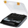 imageAmazon Basics Battery Organizer with Tester WallMounted Design Handle Holds 110 Batteries ClearBlack