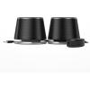 imageAmazon Basics Bluetooth Computer Speakers with USB 30 and Blue Lighting