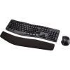 imageAmazon Basics Ergonomic Wireless Keyboard and Mouse Combo for Comfortable PC and Laptop Use 24 GHz USB Black